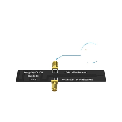 Acasom 1200-1300MHz Notch Filter voor 1080MHz Bandpass Receivers