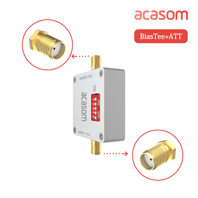 Digitale RF Attenuator Verstelbaar 0-4Ghz 1-16dB Acht Gain Bias Tees Met Voeding