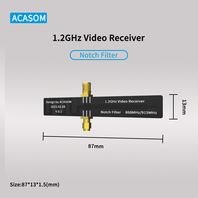 Optimaliseer uw video 1.2GHz VRX Notch Filter voor 868/915MHz In 1.2-1.3GHz-ontvangers
