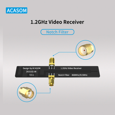 Acasom 1200-1300MHz Notch Filter voor 1080MHz Bandpass Receivers