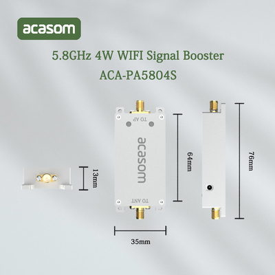 Witte 4 Watt Wifi Wireless 5.8 GHz Signal Booster voor DJI Phantom