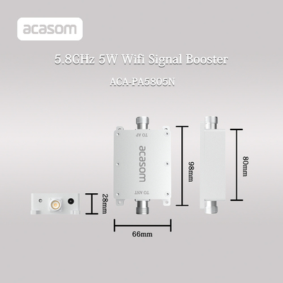5w 5.8GHz Signal Booster Range Extender voor 5.725-5.85GHz frequentiebereik