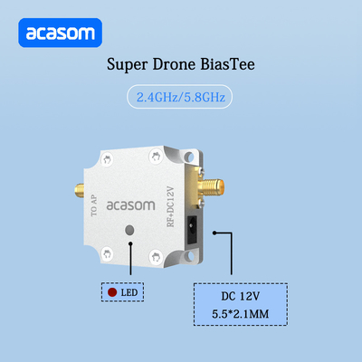 Super Drone Series DC 12V Bias Tee voor 2,4 GHz Versterker Transfer Power Supply Module