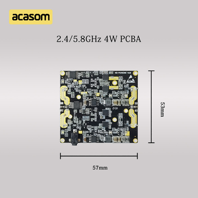Dual Band 5.8GHz &amp; 2.4GHz RF Signal Booster 4W 36dBm PCBA Board Voor DC 12V