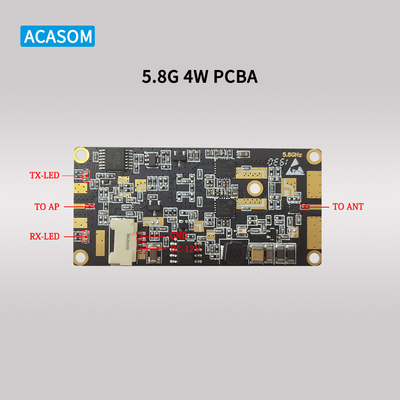 Zelf-installerende drone-signaalverlenger PCBA-bord 4W 36dBm draadloze RF-booster
