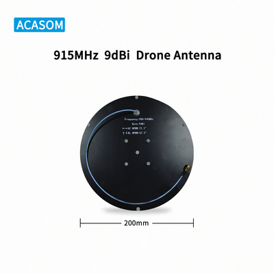 900MHz 915MHz 9dBi SMA Mannelijke antenne voor drones Maximale invoervermogen 30W