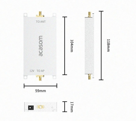 Precision Gain 5.8GHz Drone Signal Booster Versterker 43dBm Max Output Power