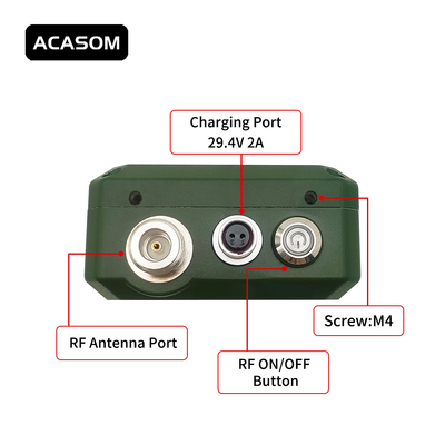 800MHz-900MHz Draagbare anti-drone jammer waterbestendig Hoog rendement