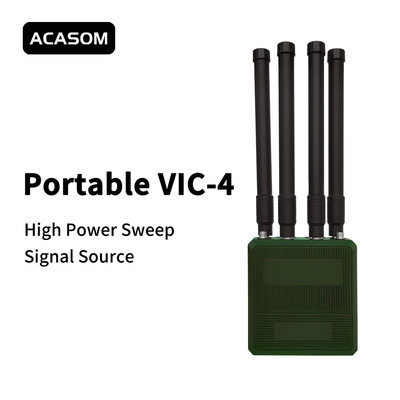 Anti FPV draagbare drone jammer 4 banden voor lange afstand drone signaal 700M 800M 900M 1000M